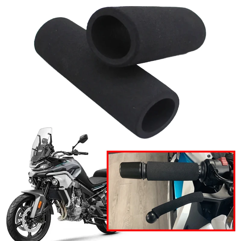 

2PCS Motorbike Accessories Anti Vibration Handle Bar Foam Comfort Slip Over Grips Fit For CFMOTO 450MT 650MT 700MT 800MT 800NK