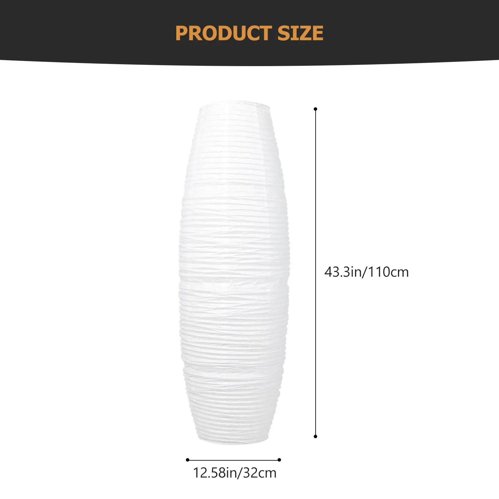 Piezas de repuesto para suelo de pantalla, reemplazos de pantallas de papel, cubierta de linterna plegable para candelabro