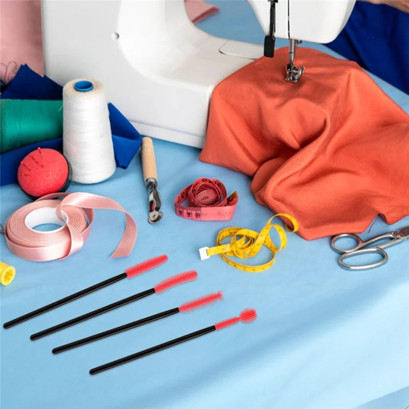 

A04G-для швейной машины, инструменты для квилтинга, 20 шт., силиконовые щетки, многоразовая щетка для чистки, гаджеты