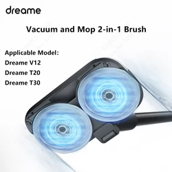 Запчасти для пылесоса Dreame V12/T20/T30,R10 pro/R20, оригинальная основная щетка 2 в 1 с резервуаром для воды