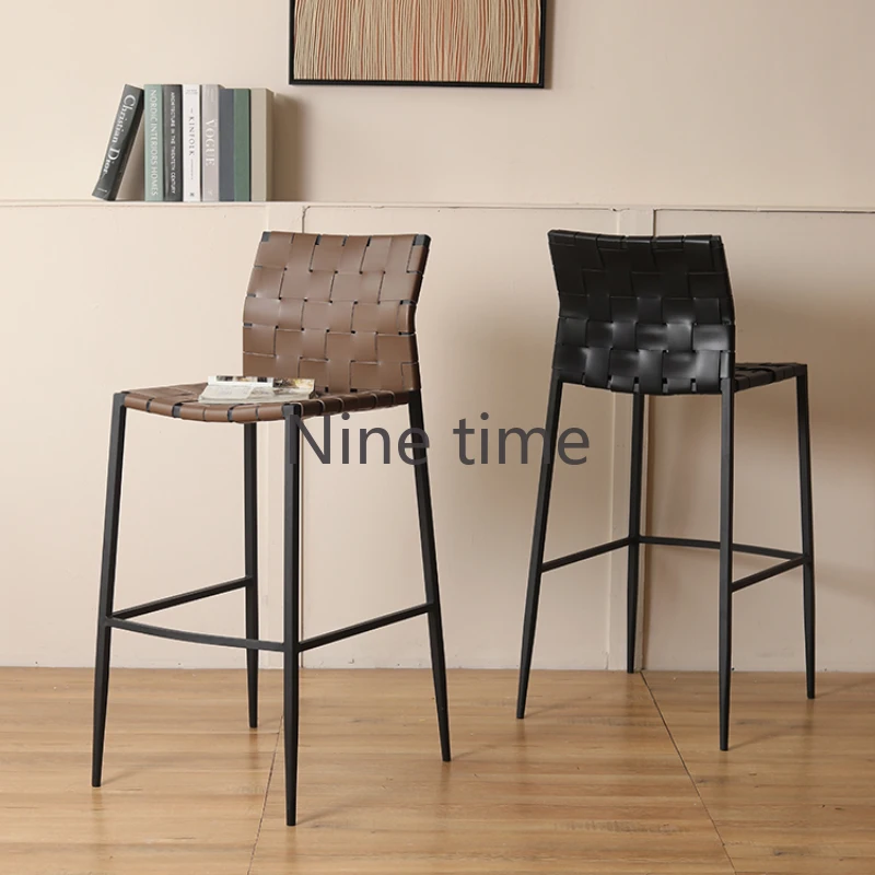 Counter Modern Bar Chairs Leather Cuisine Gaming Relaxing Salon Computer Bar Stools Party Patio Taburetes Altos Cocina Furniture