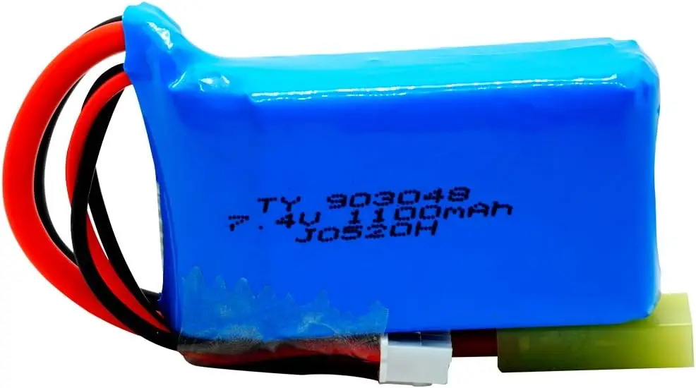 7.4V 1100mah 20C LiPo Battery Small Tamiya Plug z kablem USB do PXtoys 9300/9301/9301-1/9302/9303/9303-1 1/18 Rc Toys Cars