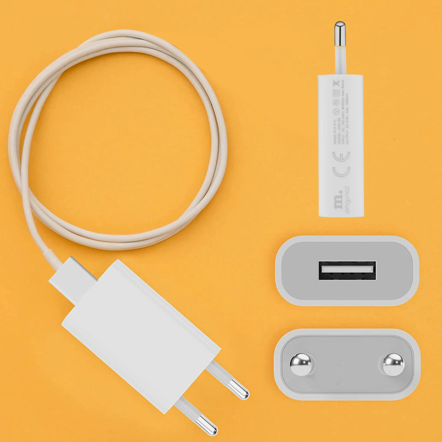 EU Plug USB Wall Charger Power Adapter 5V 1A Single USB Port Quick Charger For Phone 6 6S 7 8 Plus X XR XS 11 Pro Max 5S SE - náhled 5