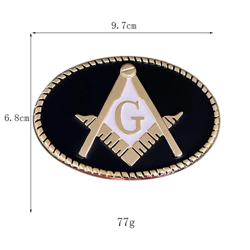 Mason Serie Vrijmetselaars Riemgesp Westerse Stijl