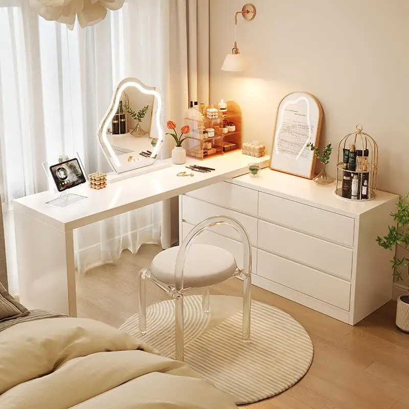 

Professional Wood Vanity Table Natural Vintage Modern White Vanity Table Dressers Salon Coiffeuse De Chambre Furniture