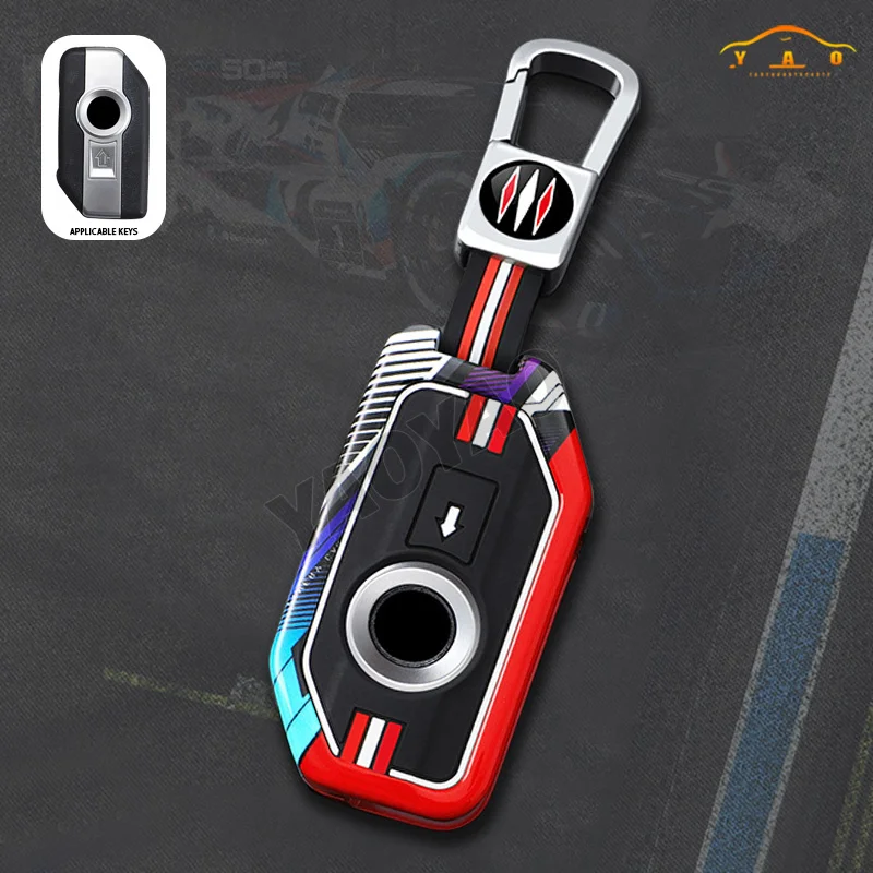 

2025 New Racing Style Metal Car Key Case Fob Cover for BMW Motorcycle F750GS F850GS K1600GT R1200GS LC ADV R1250GS ADV