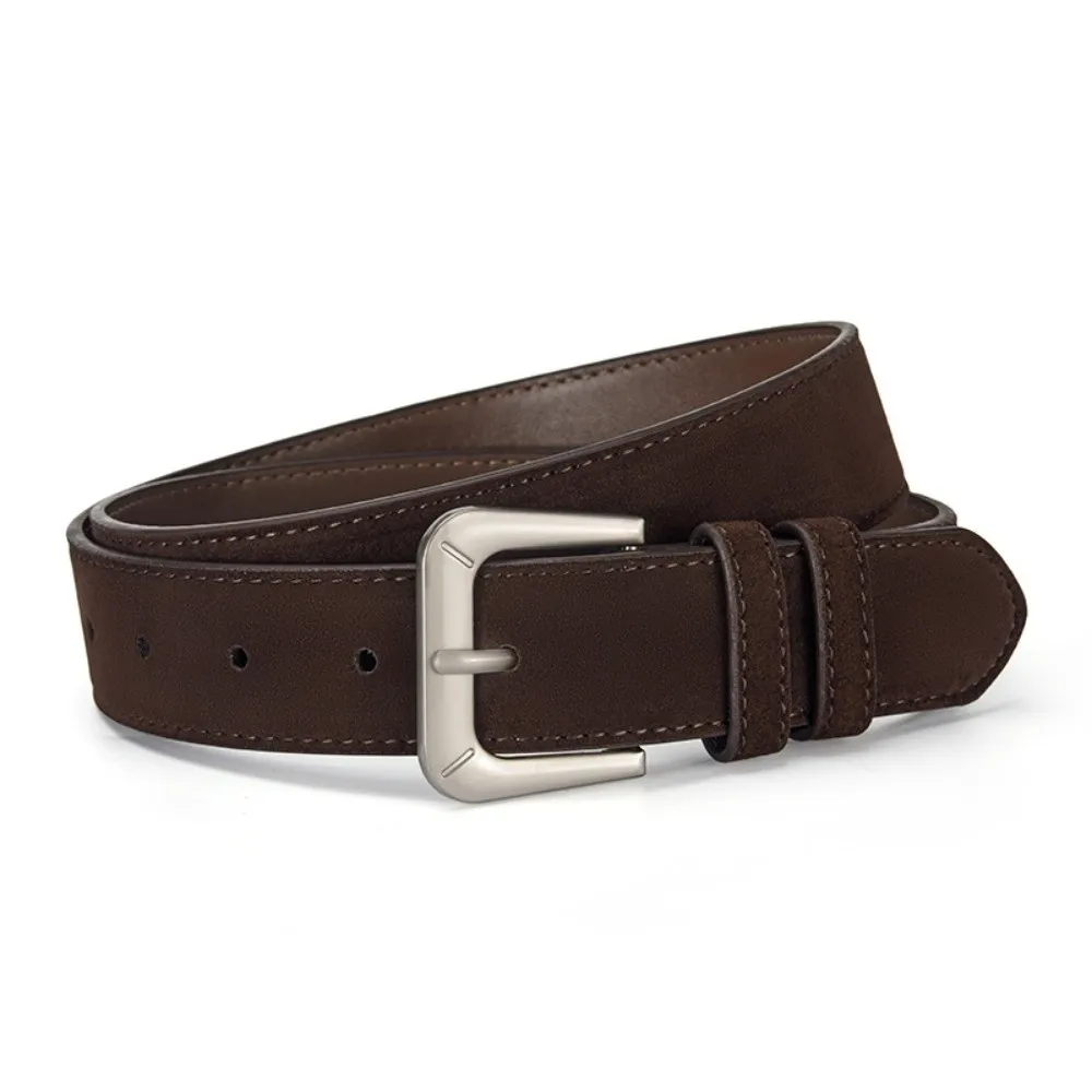 

Модный замшевый кожаный ремень с пряжкой, роскошный дизайн, универсальный женский пояс с леопардовым принтом, пояс, пальто, юбка, украшение