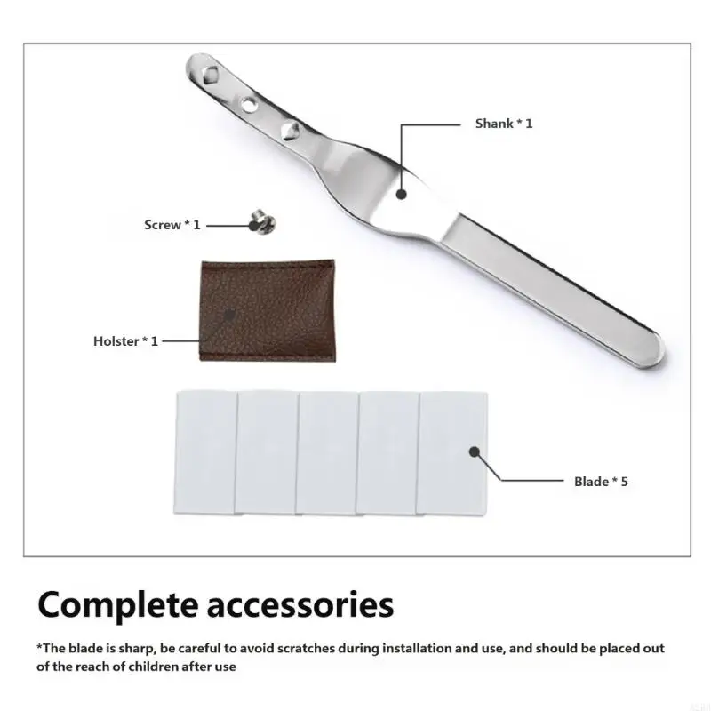 

3 Bread Scoring Group With Fine Parts And Leather Guards For Uniform Scoring A2BB