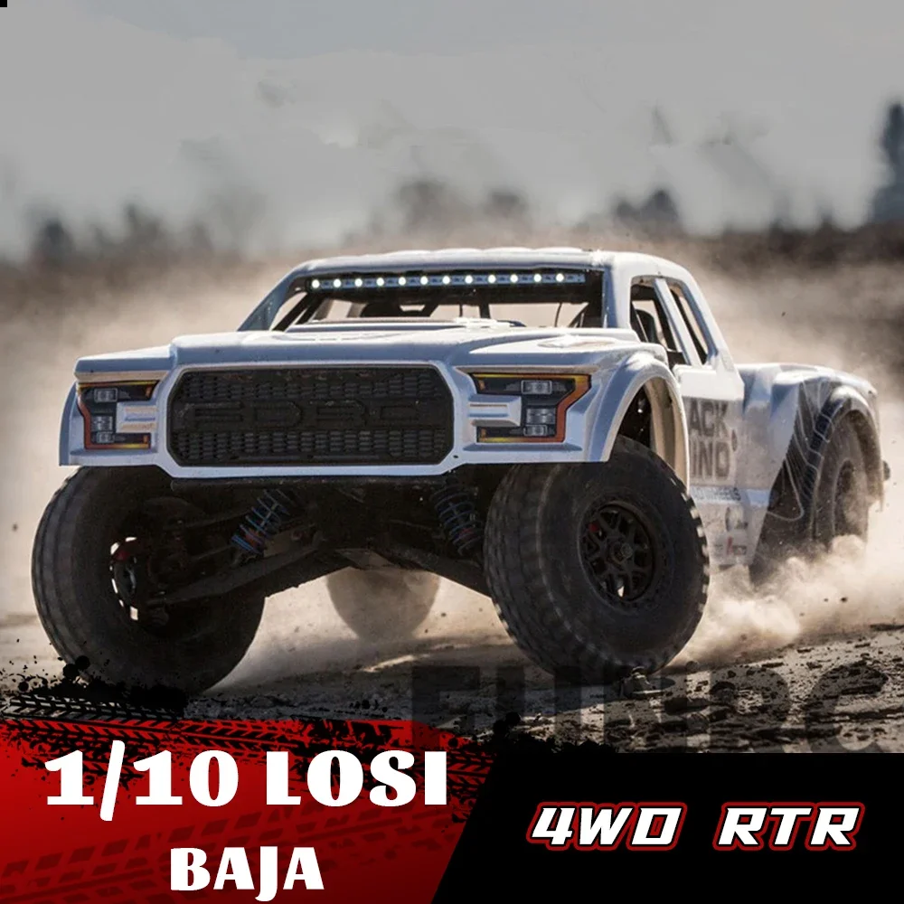 LOSI-Jouet de voiture RC sans balais pour adultes et enfants, Frod Raptor, Baja, Rey, versiRTR, télécommande électrique, camion court du désert, 1/10