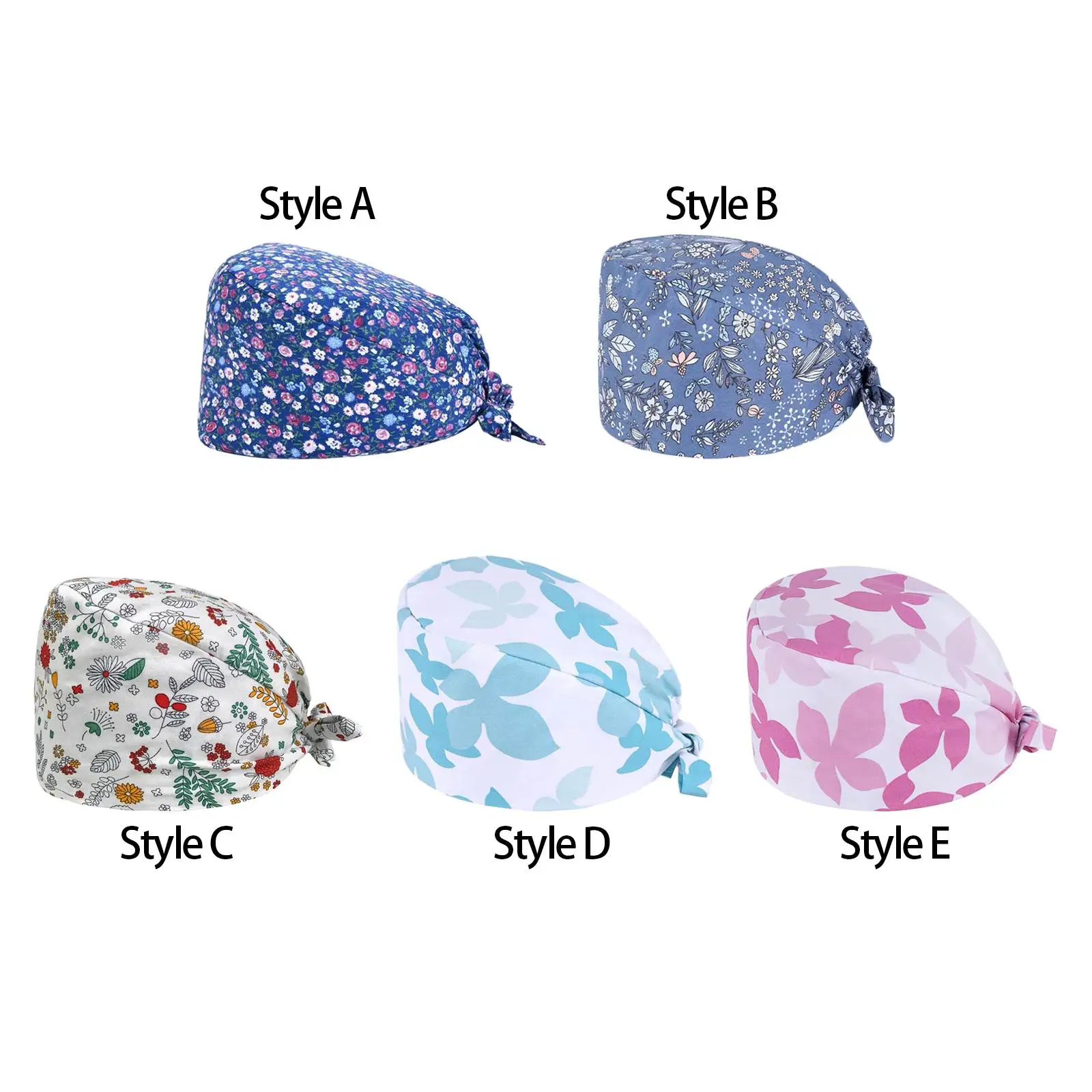 

Scrub Cap Head Cove Absorb Sweat Male Lightweight Breathable Working Hat for Workers SPA Cosmetology Beauty Center Adults Women