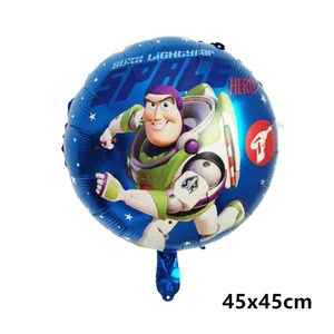 Disney-Buzz Lightyear Foil Balloon Set, Toy Story, Happy Birthday Party Supplies, Baby Shower, Kids Game, Decoração Globes 12 principais vendas esfera de disney - №6
