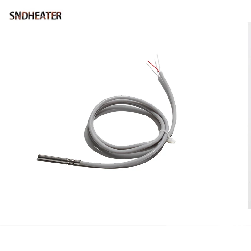 SNDHEATER PTC Thermocouple High Temperature Sensor Probe 1K 2K 3K 5K 10K 20K 50K Temperature Control PTFE Silicone Lead Wire