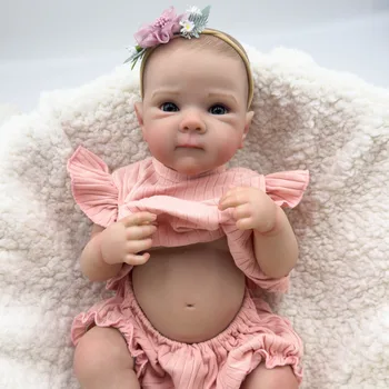 Bettie reborn baby doll lifelike waterproof newborn soft silicone toy girl gift vinyl Pretty Girl princess children Christmas gifts