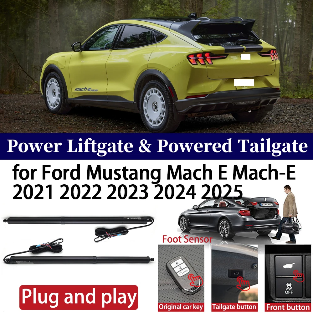 

for Ford Mustang Mach E Mach-E 2021 2022 2023 2024 2025 Car Power Liftgate Automatic One-Click Vehicle Powered Tailgate Strut