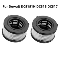 2pcs HEPA Filter Compatible with DeWalt DC5151H for DC515, DCV517 One-Half-Gallon Wet/Dry Vacuum Parts