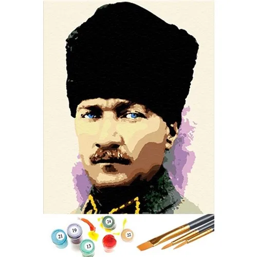 Tabdiko Painting By Numbers Hobby Set Paint Yourself Ataturk