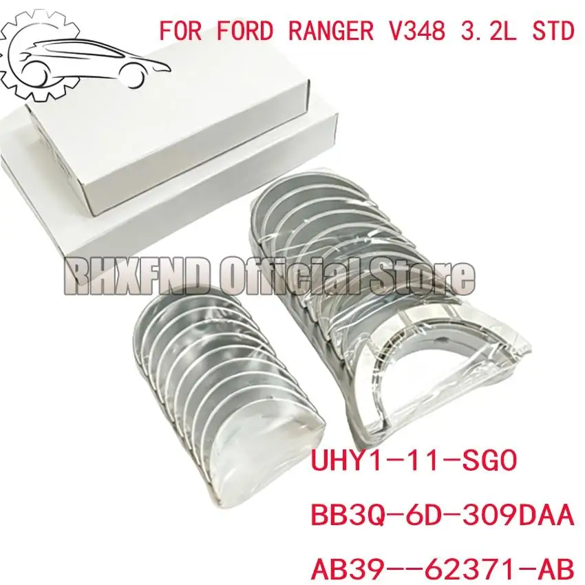 BK2Q-6333-BAA 8C10-6211-BAA U2Y1-11-SG0 BB3Q-6D-309CAA Crankshaft Connecting Rod Bearings for Ford Ranger Transit PU MA 2.2 3.2