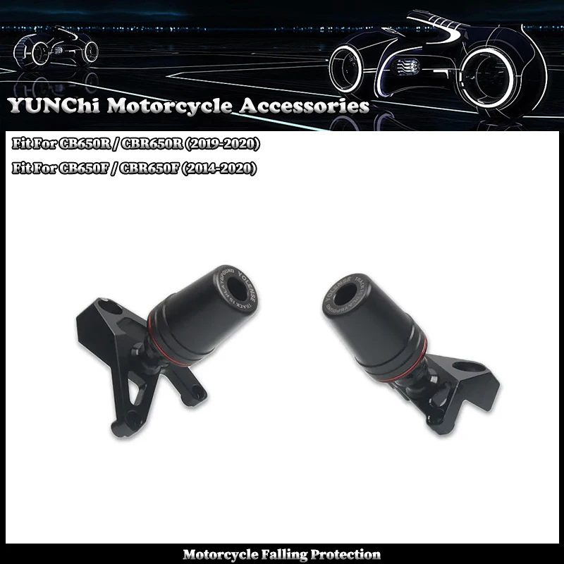 Fit For HONDA CB650R CBR650R CB650F CBR650F Motorcycle Falling Protection Frame Slider Fairing Guard Crash Pad Protector