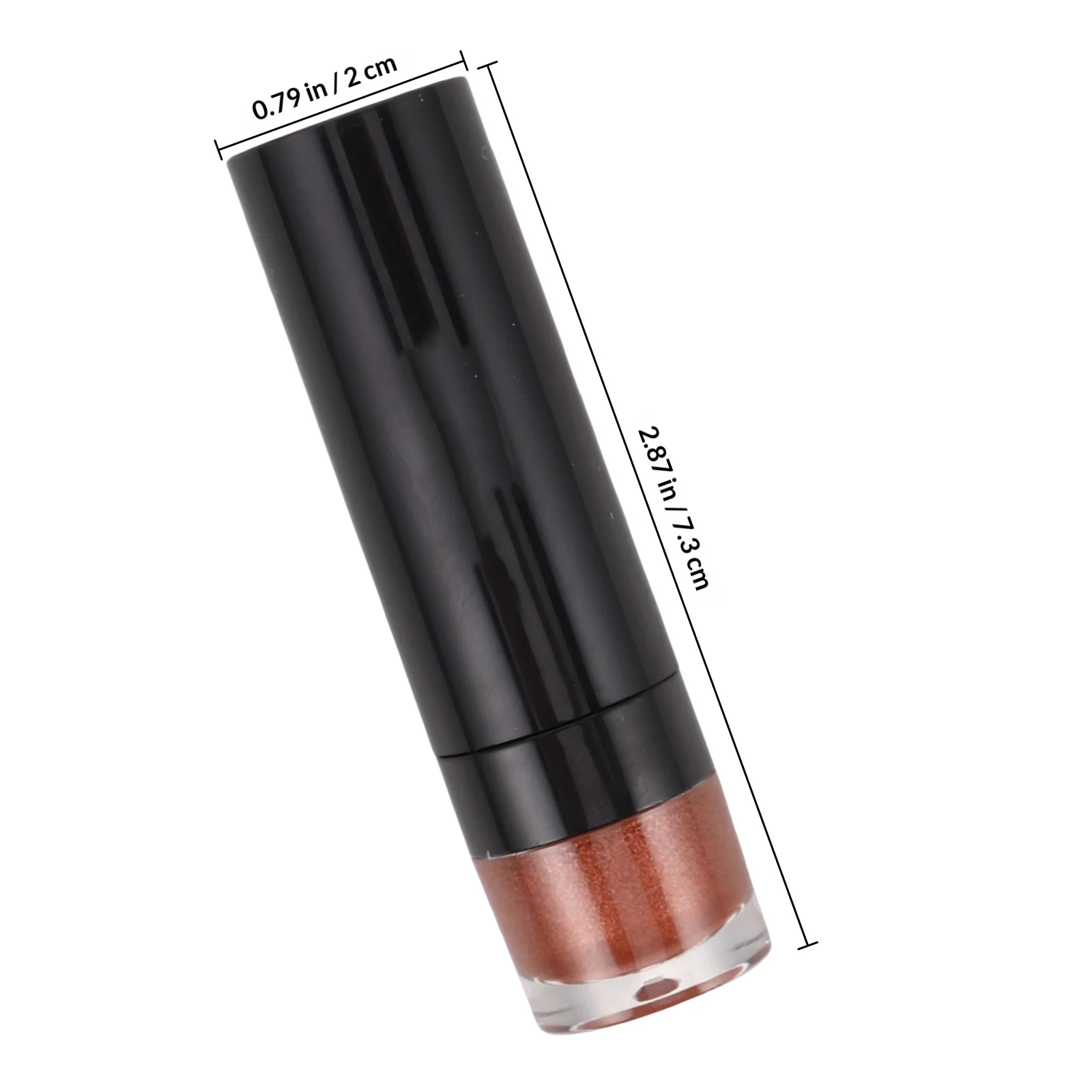 Versatile penna per rossetto glitterato per labbra e occhi Finitura luccicante a prova di sbavature adatta a tutti i toni della pelle Strumento per il trucco portatile