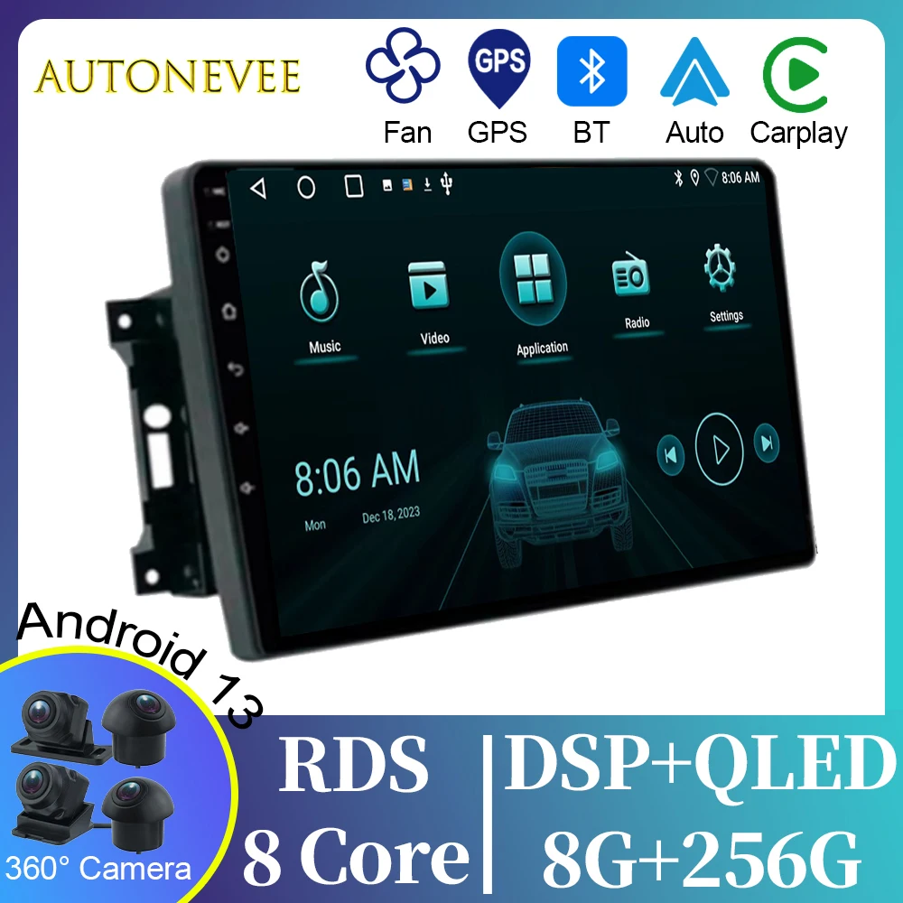 

4G For Jeep Cherokee Compass Commander Wrangler 300C Dodge Caliber Liberty 2009 2008 2010 2011 Multimedia Stereo Carplay No 2din