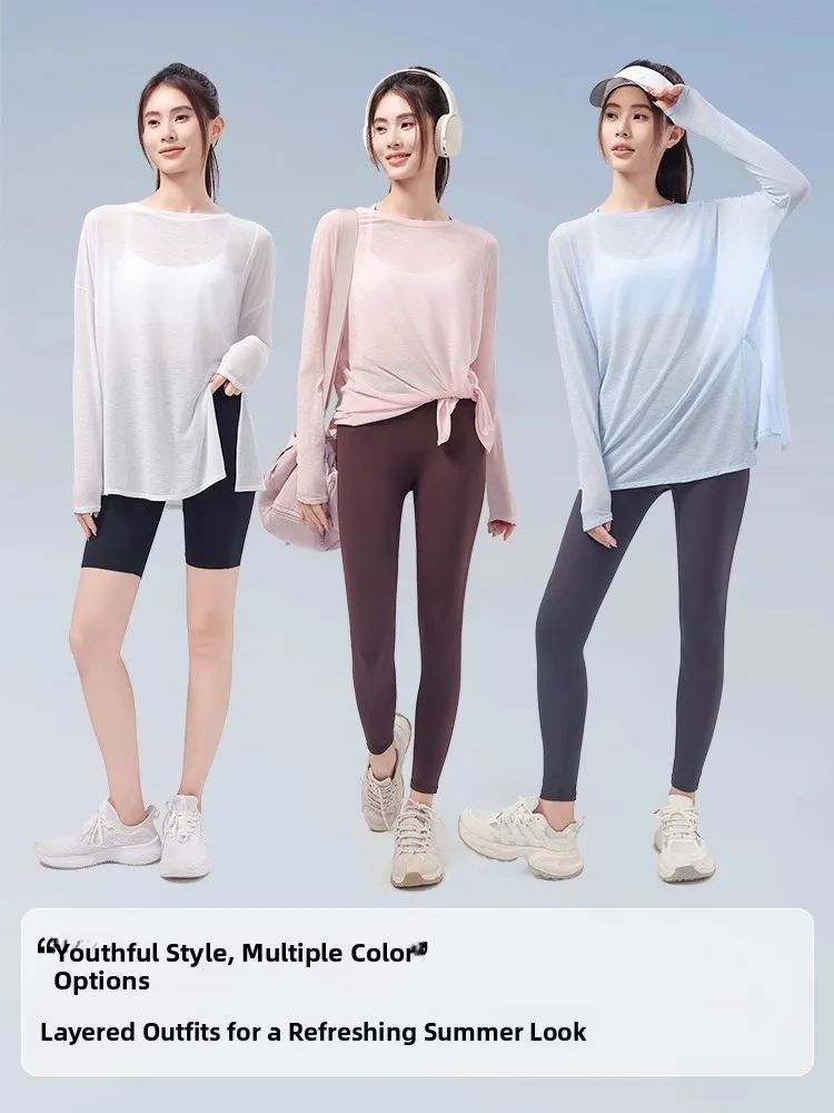 통기성 좋은 긴팔 운동복 여성용 피부 친화적 편안한 대나무 섬유 루즈 캐주얼 티셔츠