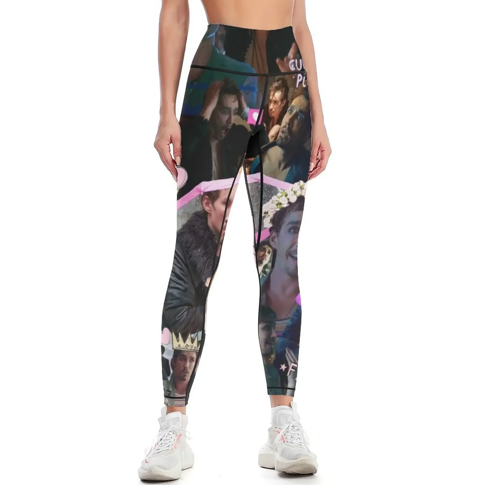 

Klaus Hargreeves Collage Leggings sportswear for gym Legging sport Womens Leggings