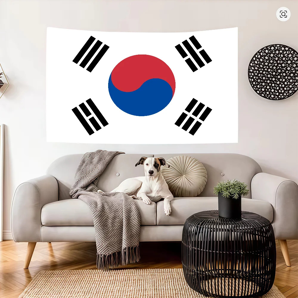 ธงเกาหลีใต้ ธงตกแต่ง งานศิลปะ  - Outdoor Camping Korea บทวิจารณ์และราคา