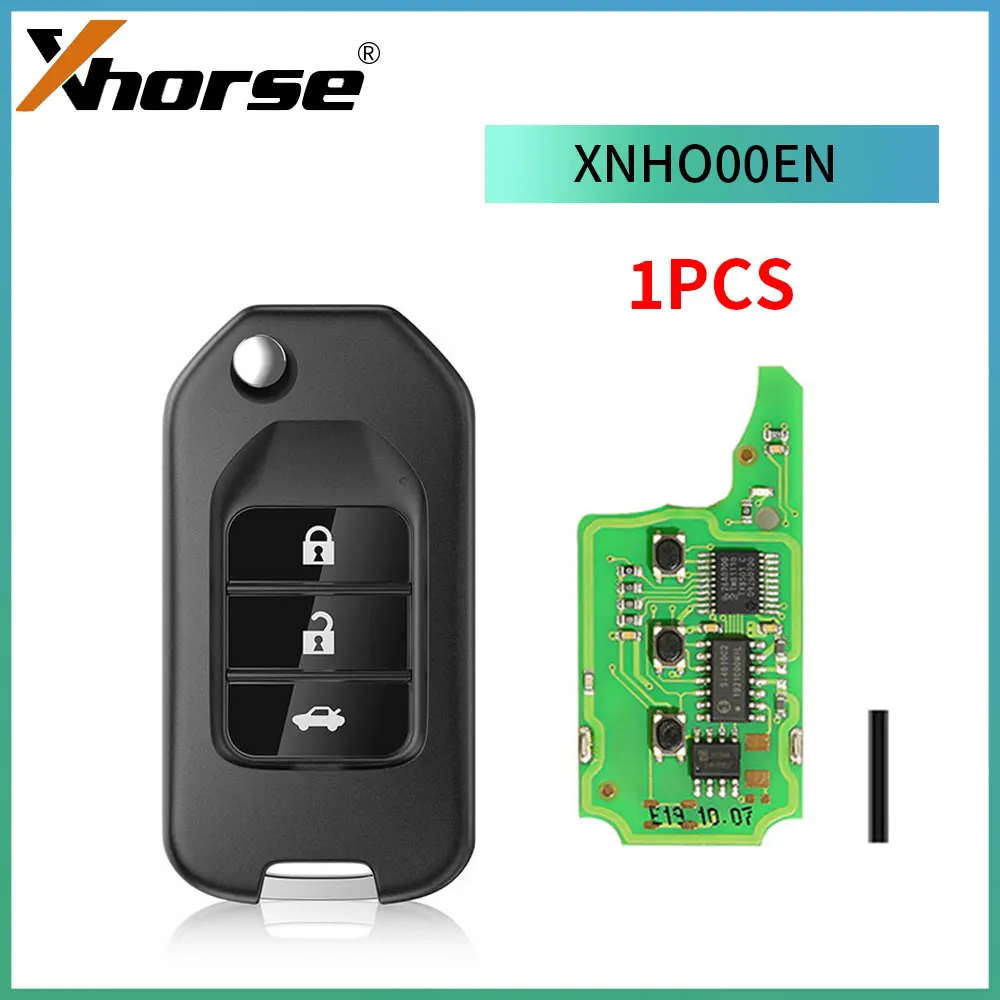 1PCS/LOT XHORSE XNHO00EN Universal Remote Key For Honda Type Wireless XN004 Remote Key 3 Buttons for VVDI2/VVDI Key Tool