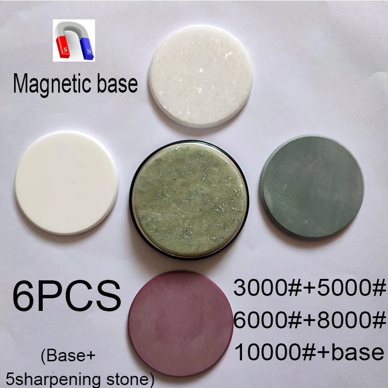Zubehör Rollmesser Spitzer Schleifstein Diamant Küche Professionelles Messerschärfwerkzeug Magnetische Absaugung Rutschfest – Detail 2