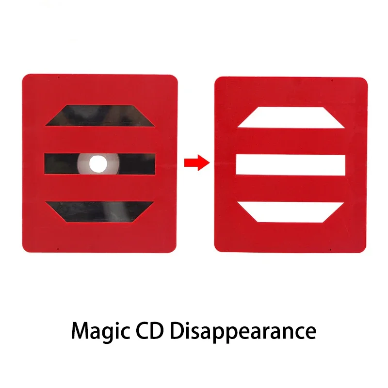 

Magic CD Disappearing Vanishing Magic Tricks Stage Magia Magie Prop Easy To Do for Beginner