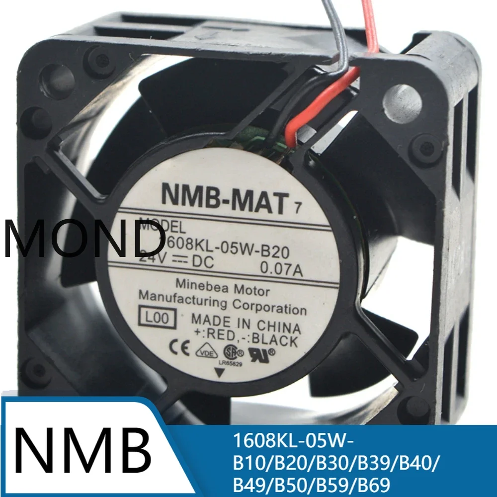 

1608KL-05W-B10/B20/B30/B40/B50/B39/B49/B69 Серверный вентилятор для NMB NMB-MAT с высоким воздушным осевым инвертором, охлаждающий вентилятор 24 В 4 см 4020