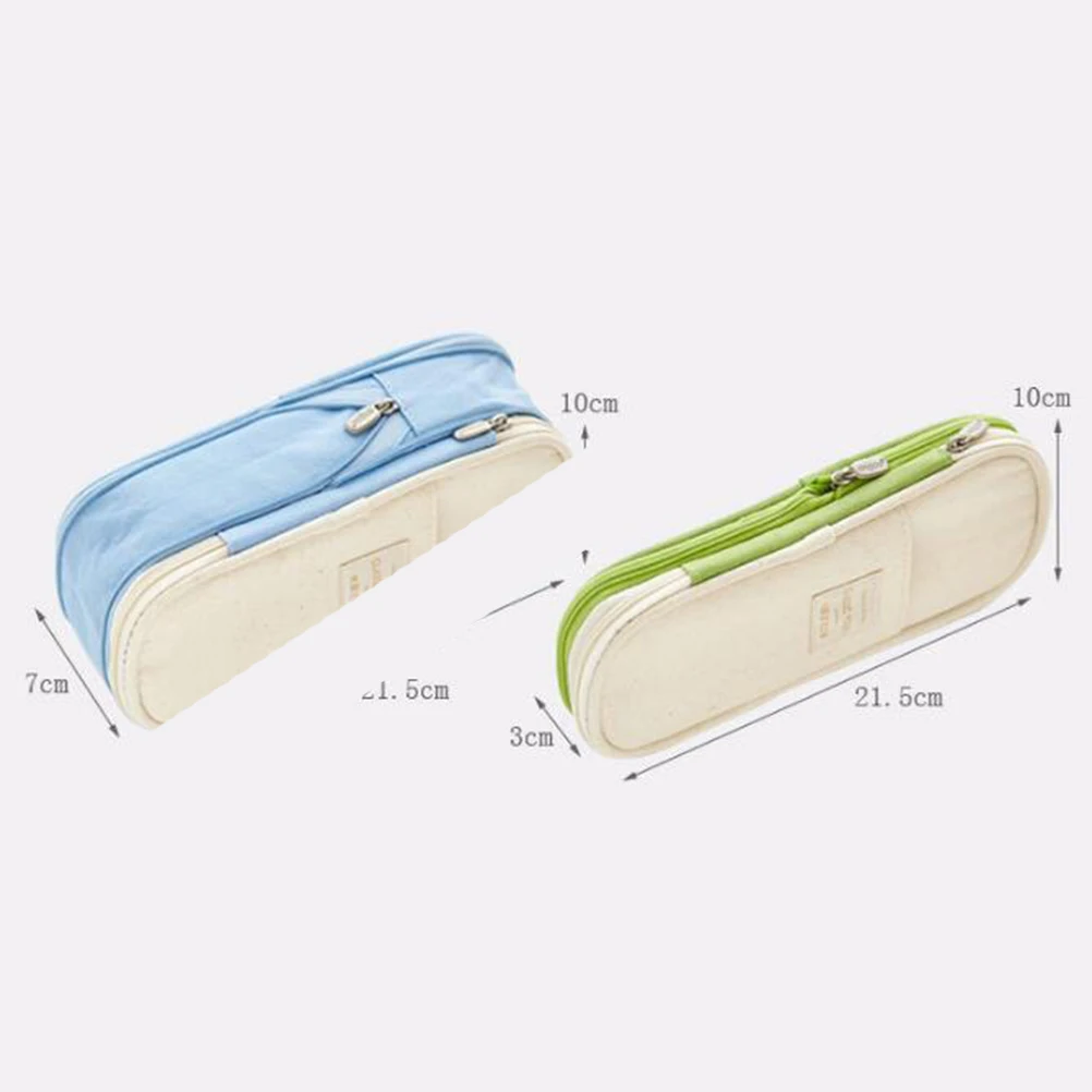 

Multifunctional Large Capacity Pencil Bag Case Cell Phone ganizer Portable Smooth Zipper Pen Case for Women