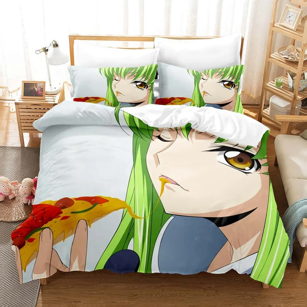 3d Print Anime Code Geass Bedding Set Single Twin Full Queen King Size Bed Set Adult Kid Bedroom Duvetcover Sets Home Textile