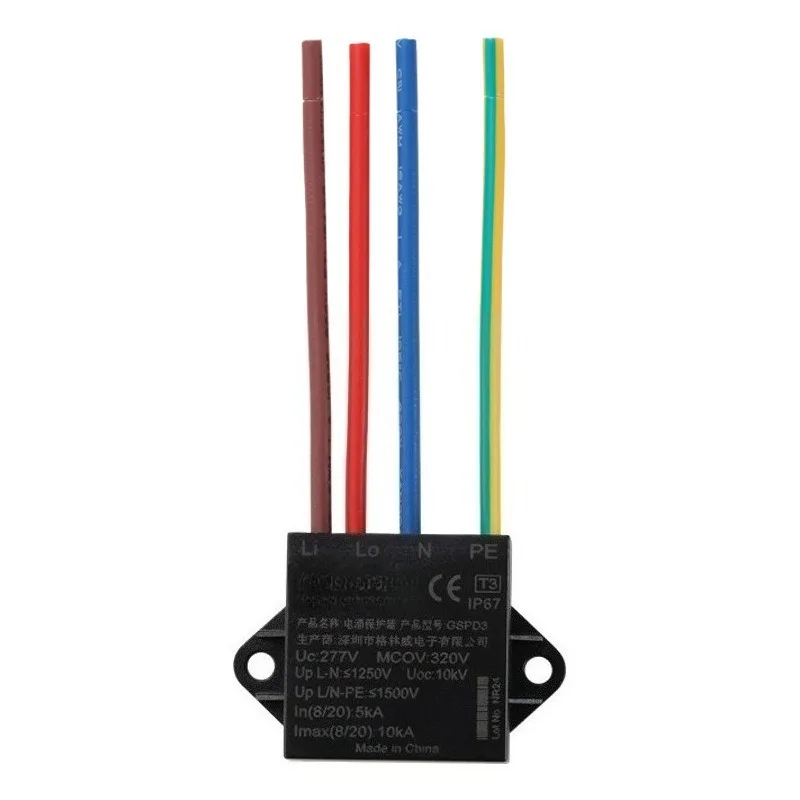 Signal AC Surge Protector, European and American Street Lights 10kV