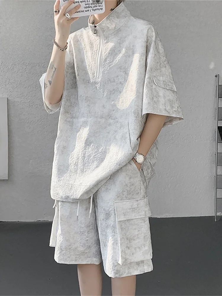 conjunto-de-pantalones-cortos-de-trabajo-de-manga-corta-con-cierre-de-media-cremallera-estilo-americano-para-hombre-traje-deportivo-casual-de-dos-piezas-para-verano