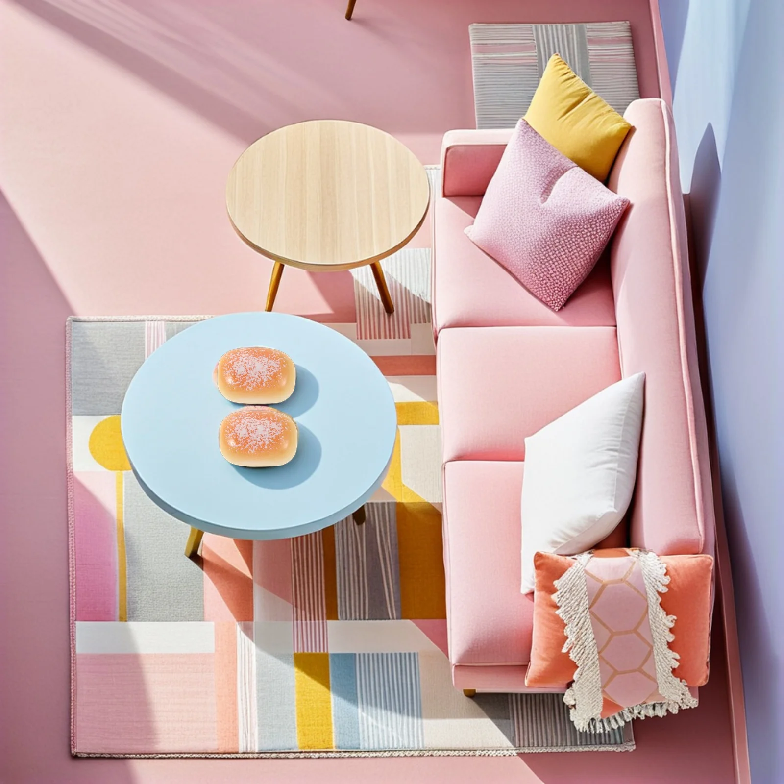 

50Pcs Mini Bread Simulation Resin Artificial Food Props DIY Craft Accessories Mini Kitchen Decoration Realistic Bakery Display