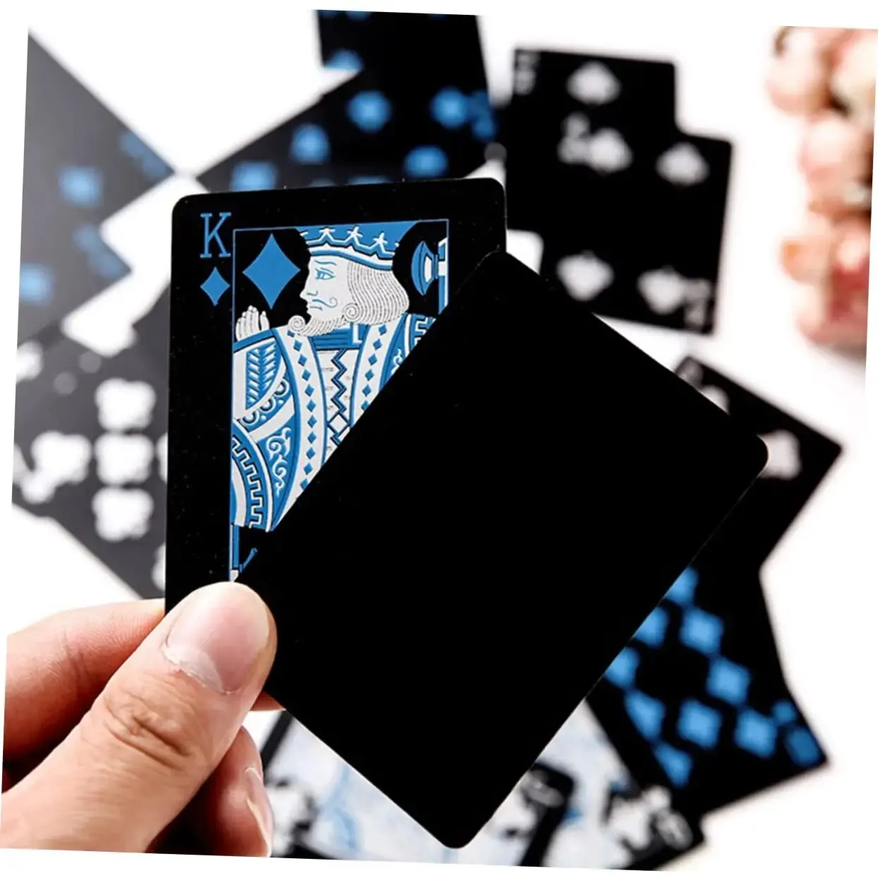 Premium Waterproof Playing Cards PVC with Box Perfect for Deck Party Games Classic Magic Tricks Tool Board Game Gift Collection