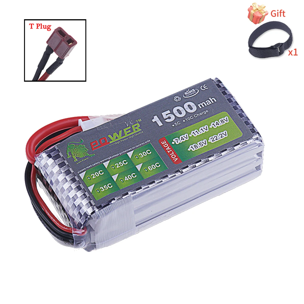 3S 11.1V Lipo Batterij Deans T / XT60 1500mAh 1800mAh 2200mAh 2800mAh 4200mAh 5200mAh 7200mAh Voor RC Auto Vrachtwagen Buggy Racing Boot