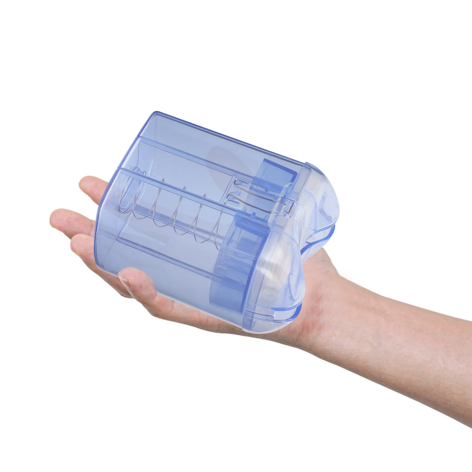 

Hair Coloring Paper Box Plastic Perm Paper Case Portable Salon Holder Transparent Organizers for DIY Hair Salon Usage