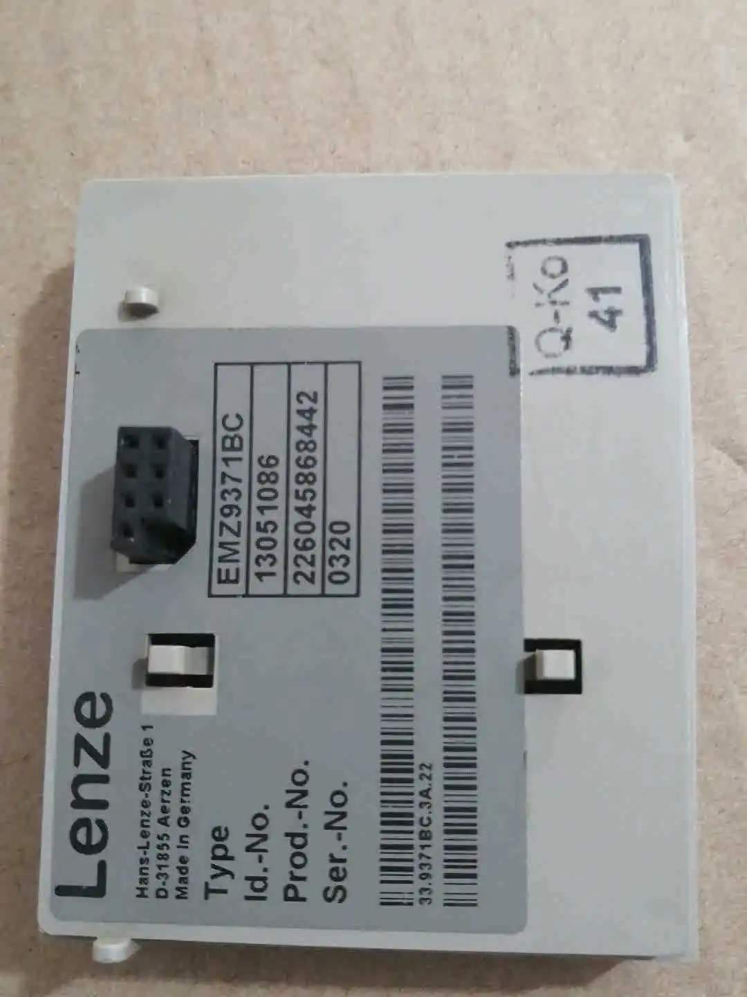 EMZ9371BC Frequency Converter Operating Module