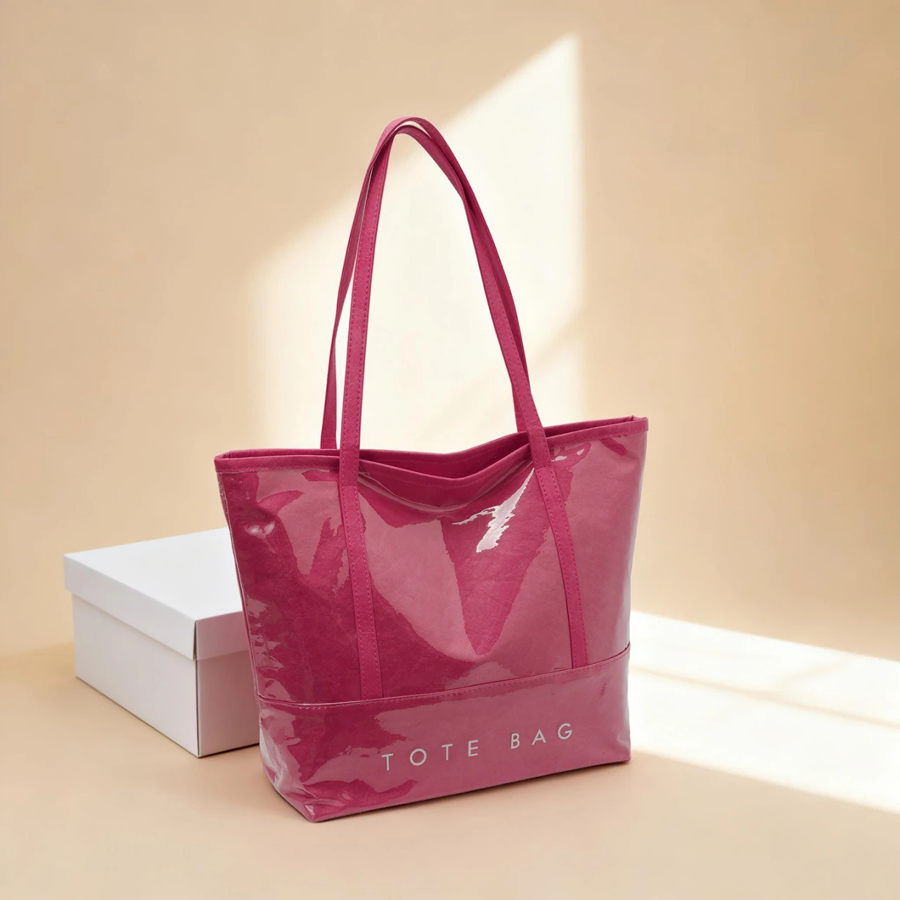 

Fashion Clear PVC Women Shoulder Bag Splash Proof Large Capacity Tote Bag Multi Function Handbag for Daily Commute Shopping