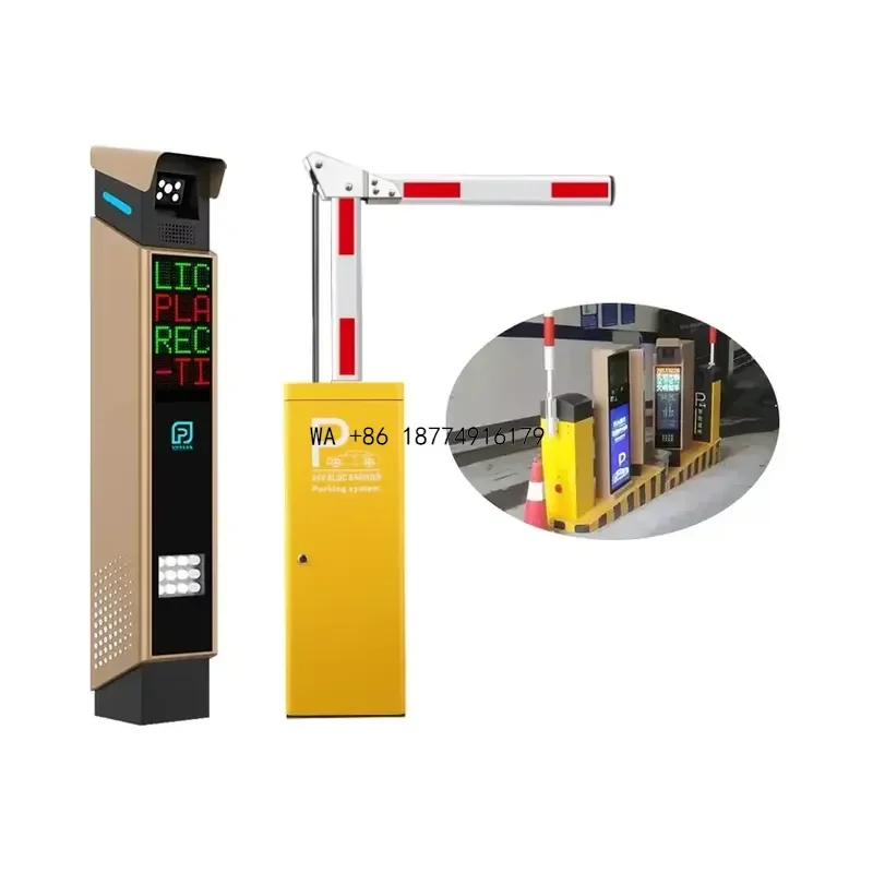 wmwmnu Automatic Smart Parking Control System License Plate Recognition All-Car Barrier Gate Traffic Barriers LPROEM