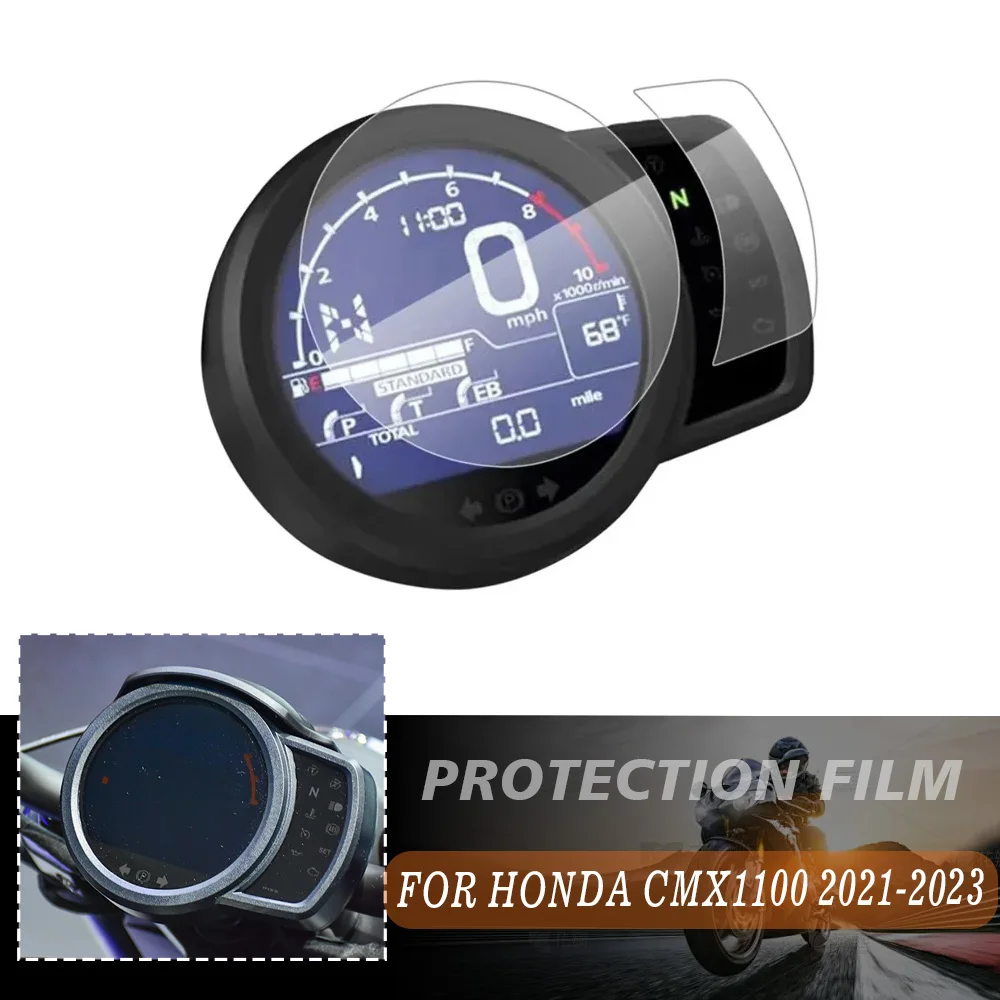 

2 шт. для Honda Rebel CMX 1100 CMX1100 мятежник против царапин Спидометр Защитная пленка для экрана приборной панели