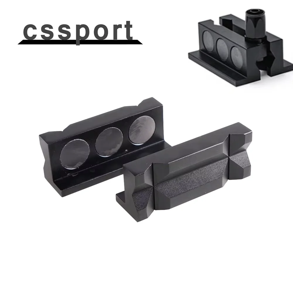 

Universal Line Separator Vise Jaw Protective Inserts For AN Fittings Fit Hose Fittings -3 AN to -32 AN Aluminum Alloy Black