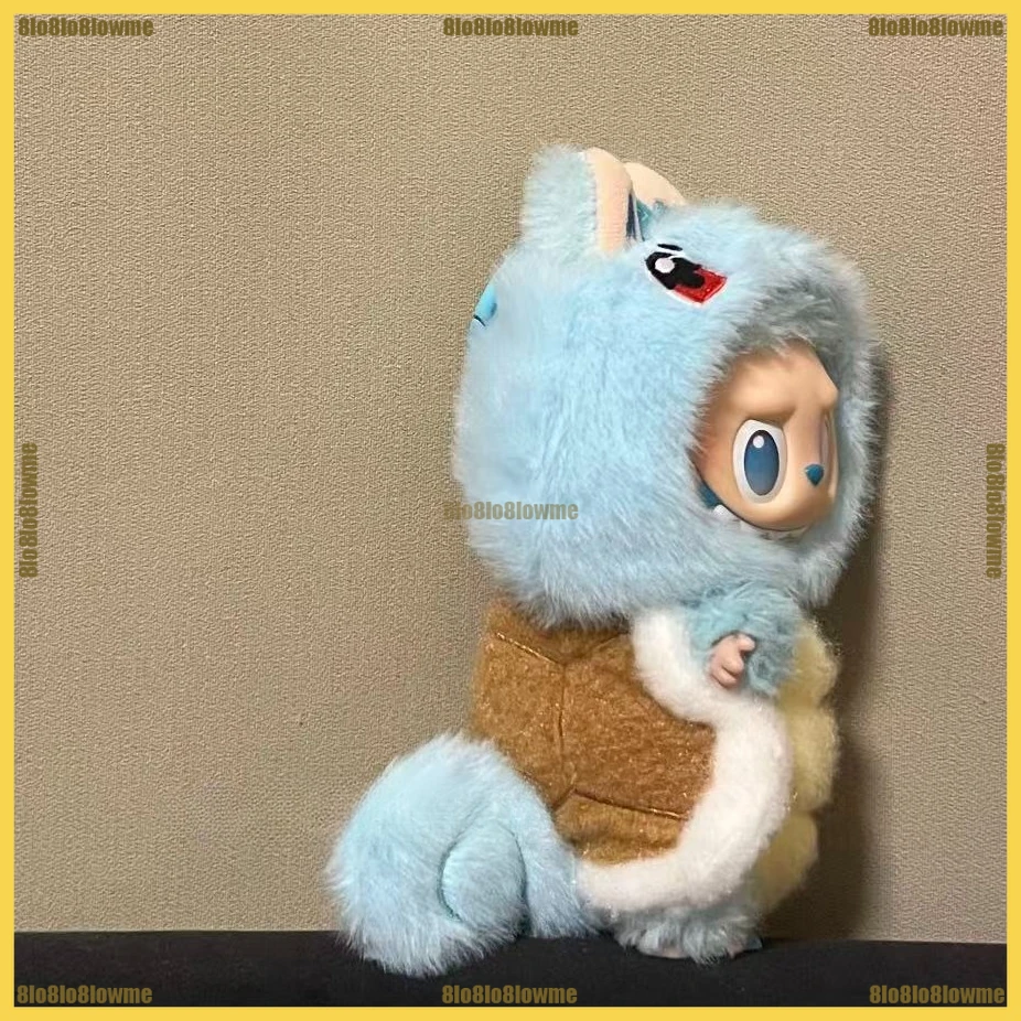 ملابس لابوبو الكرتونية Kawaii Charmander السنجاب Bulbasaur الزي مع حقيبة صغيرة أفخم دمية الملابس موضة إكسسوارات دمي