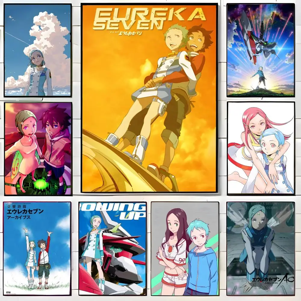 Affiche murale visionnaire d'anime Eureka Seven, impression artistique, peinture murale décorative, décoration de la maison, cadeau non encadré