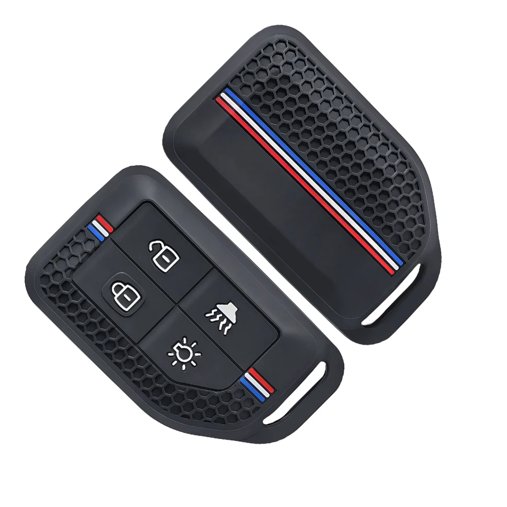 1PCS For Volvo New FM FH Truck Key Case FH16 Tractor Van Heavy Truck Key New Style High Quality Silicone Protective Cover Buckle