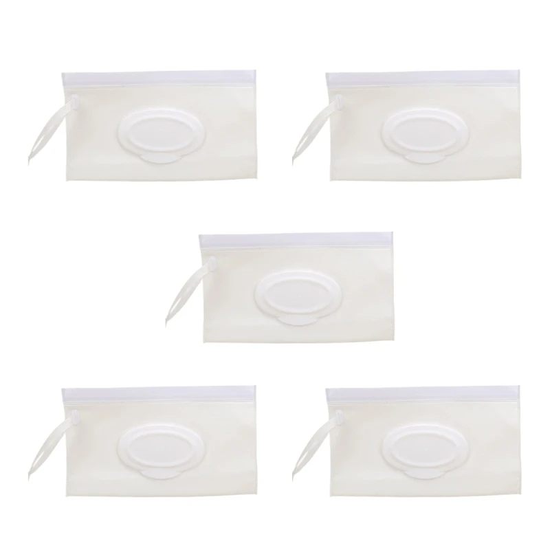 J15U 5 CÁI Thân thiện với du lịch Hộp đựng khăn ướt có thể tái sử dụng Thiết kế chống rò rỉ Hộp đựng khăn lau EVA