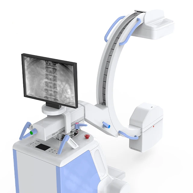 Perlove-118F C-arm surgical X-ray machine with flat panel detector and motorized function, suitable for hospitals and clinics