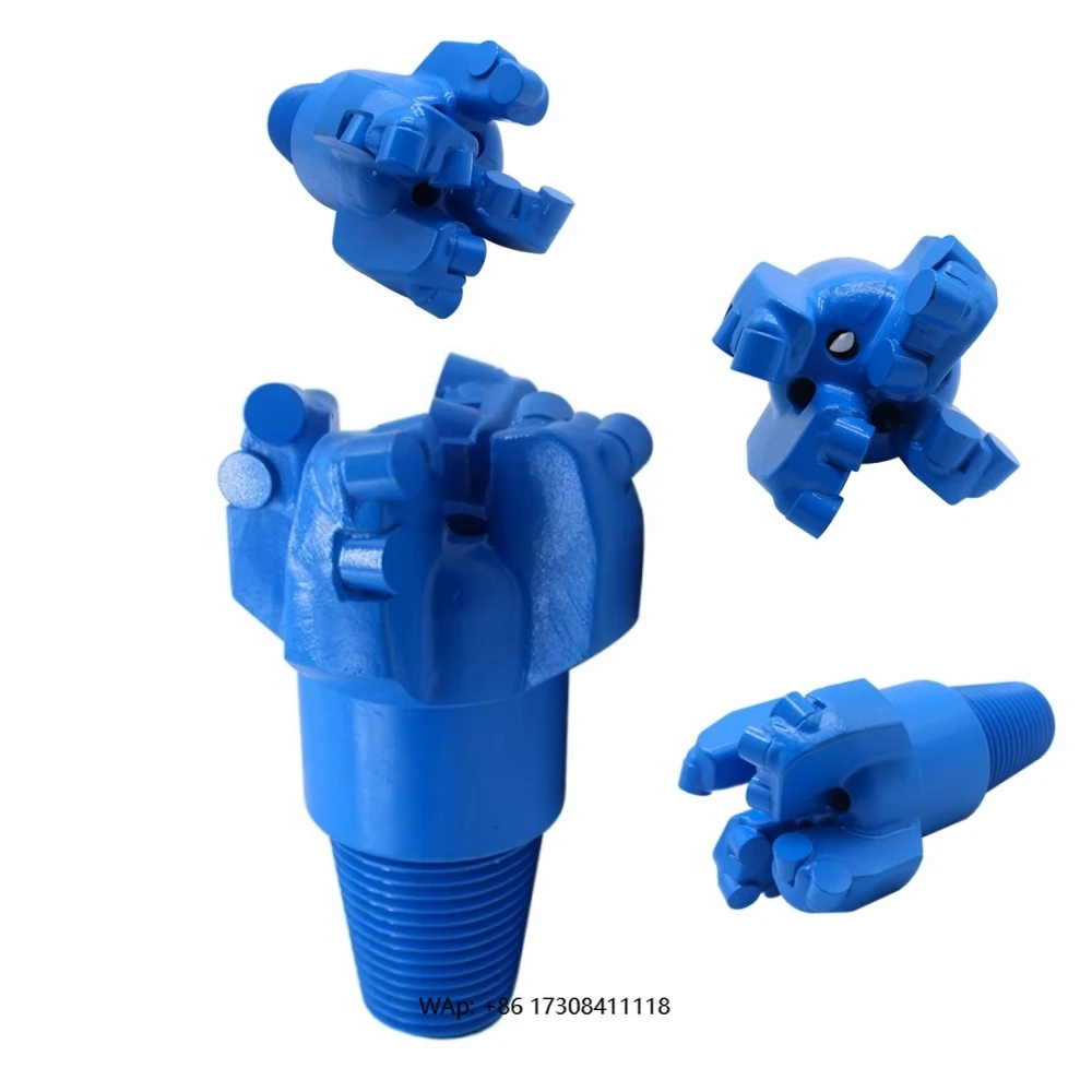 Hoogwaardige 4-vleugelige PDC-boor voor waterput- en geothermisch boren